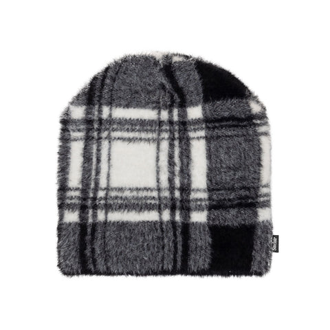 BRUSHED PLAID BEANIE