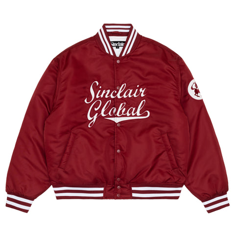 SCRIPT SATIN JACKET